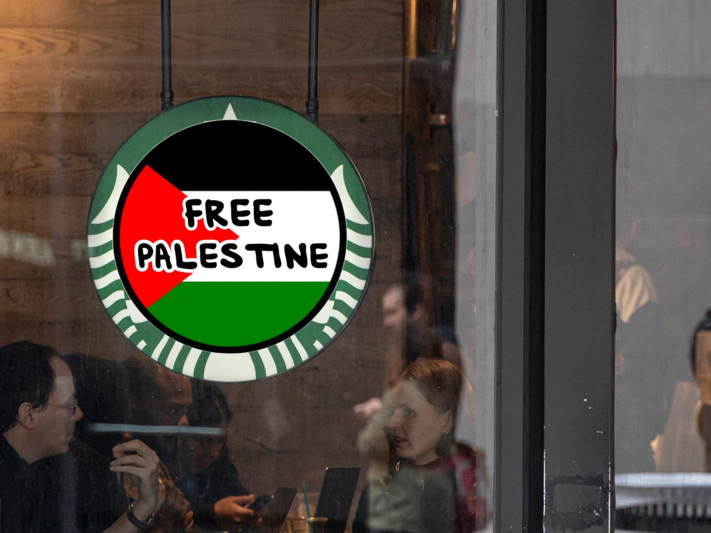 Waterproof Palestine Flag Sticker – Vinyl Decal for Daily Use on Car Bumper, Laptop, Water Bottle, iPhone - Glossy Free Palestine Art