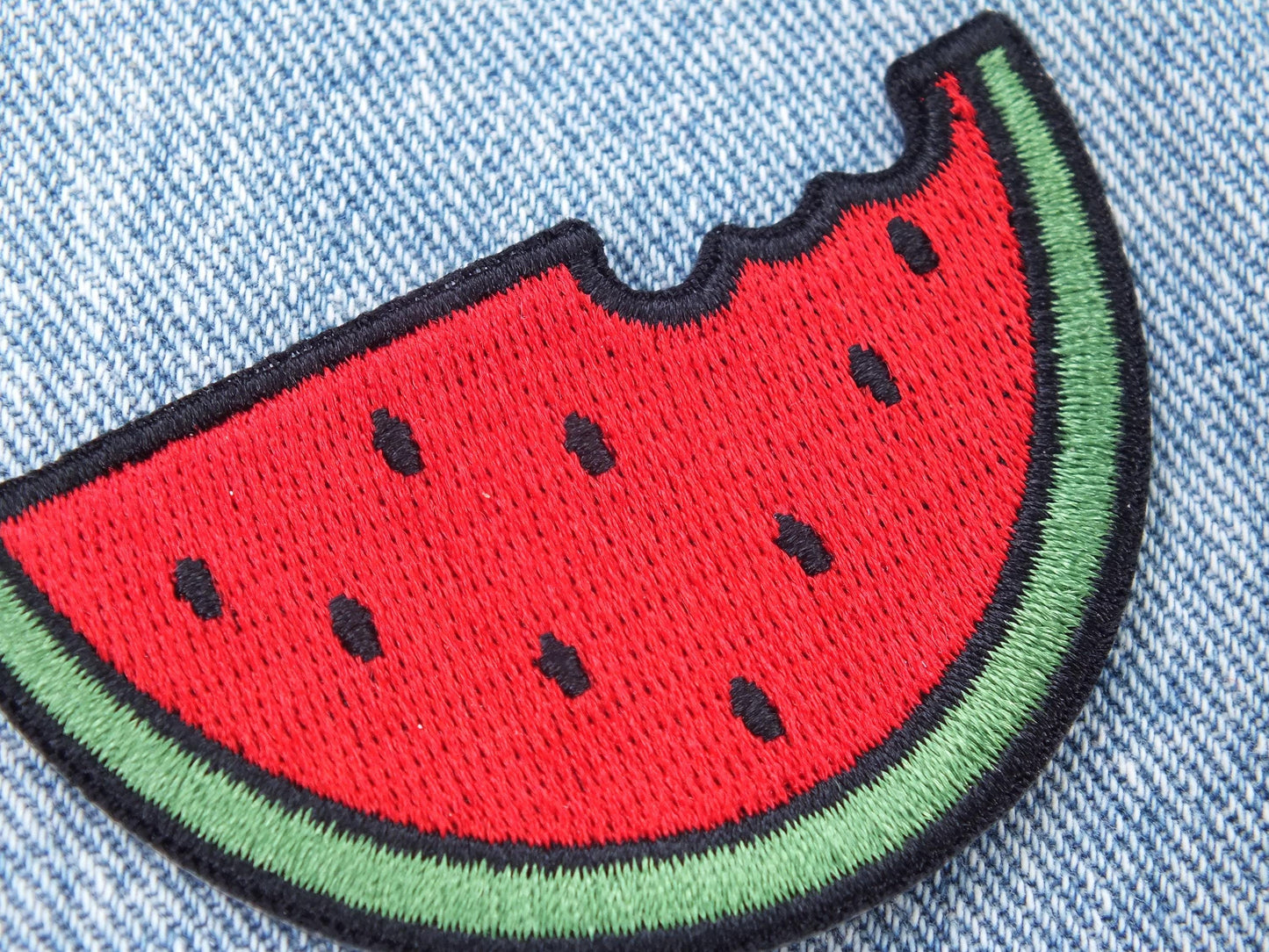 Pro Palestine Watermelon Patch – Embroidered Cultural Symbol – Iron-On/Velcro Options - Gaza Solidarity Patch for Jacket or Backpack