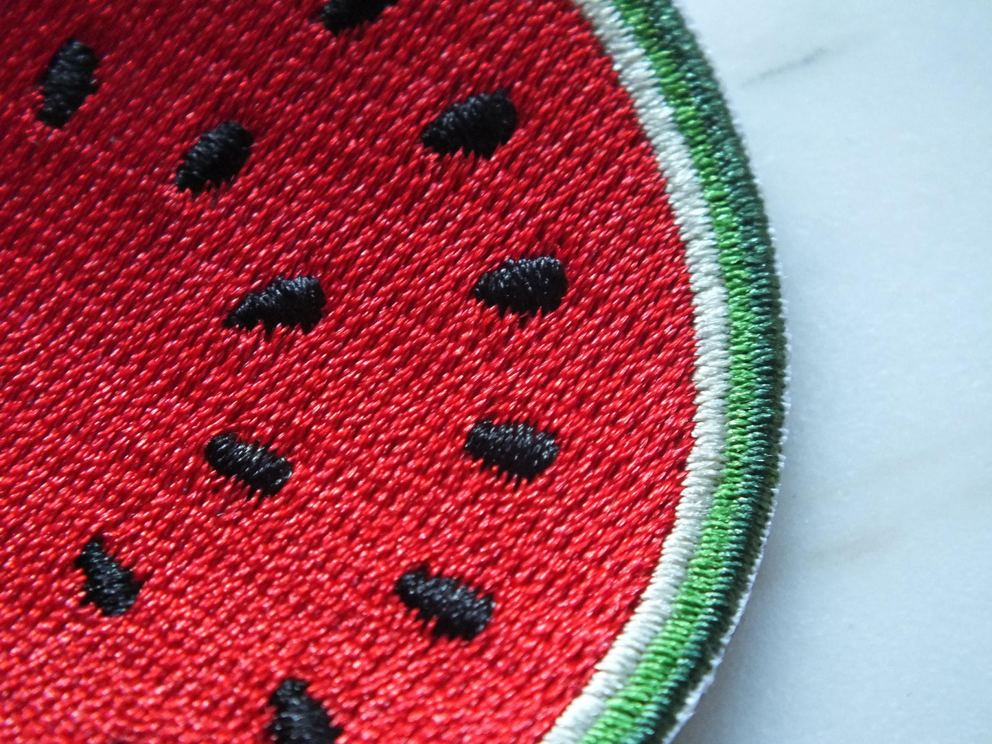 Watermelon Patch - Symbol of Palestine Iron On Patch for Denim Jacket - Embroidered Gift for Pro Palestinian Activist