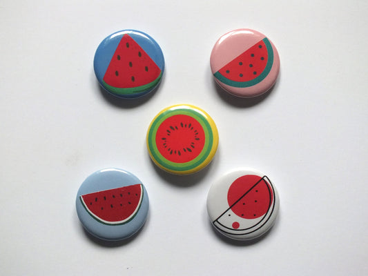 Palestine Watermelon Badge – Free Palestine Symbol on Metal Pin – Jacket or Gift Accessory - Symbol of Palestine in Solidarity with Gaza
