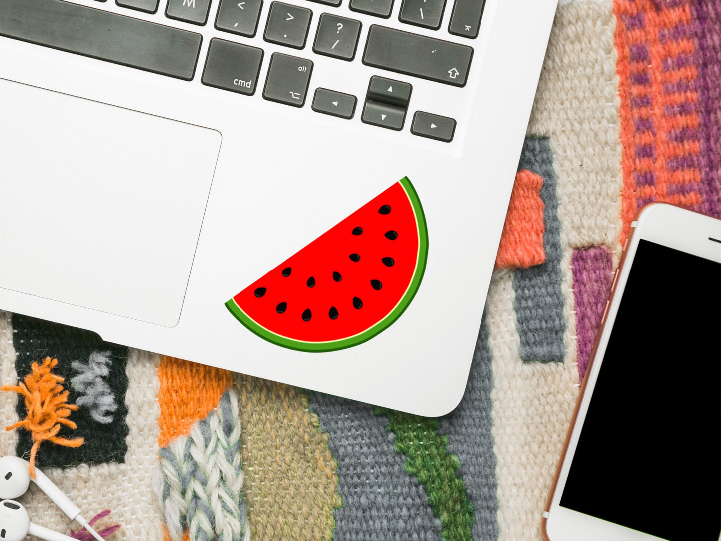 Watermelon Resistance Sticker for Gaza - Symbol of Resistance for Laptop, Car Bumper, Water Bottle, Phone Case – Free Palestine Vinyl Decal