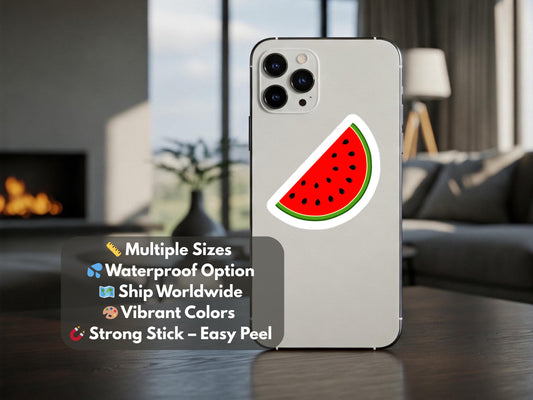 Watermelon Palestine Sticker – Symbol of Resistance for Laptop, Car Bumper, Water Bottle, Phone Case – Free Palestine Vinyl Decal