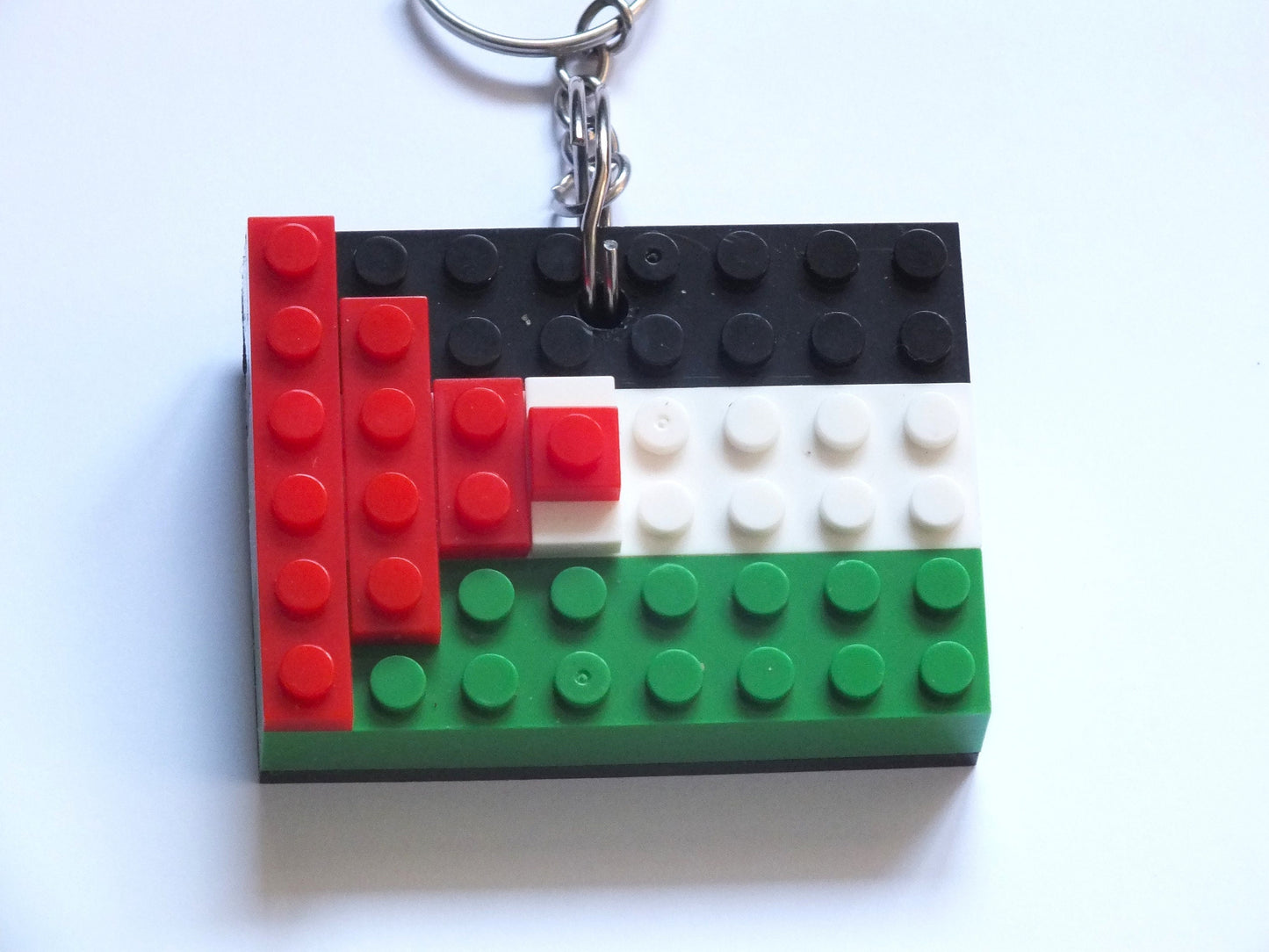 Palestinian Flag Backpack Charm Keyring - Resistance Keychain – Cultural Activist Gift - 3D Palestine Flag for Activist
