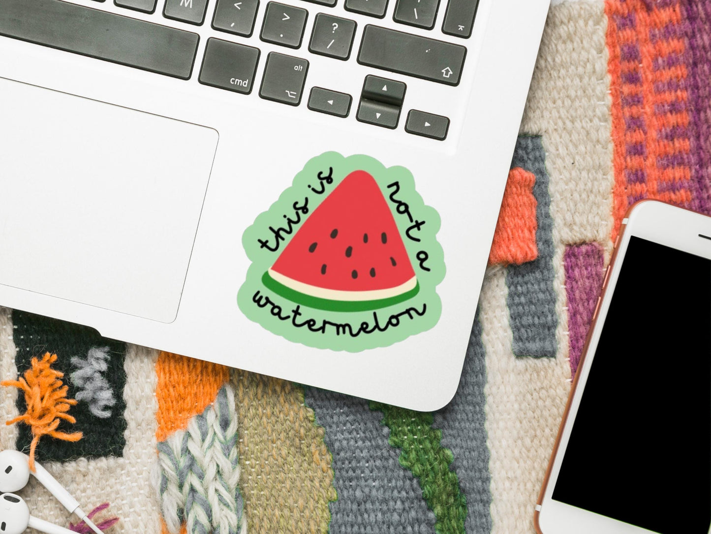 Palestine Watermelon Sticker - Glossy and UV Resistant - Show Your Solidarity and Support- Proceeds donated to Gaza Fundraisers