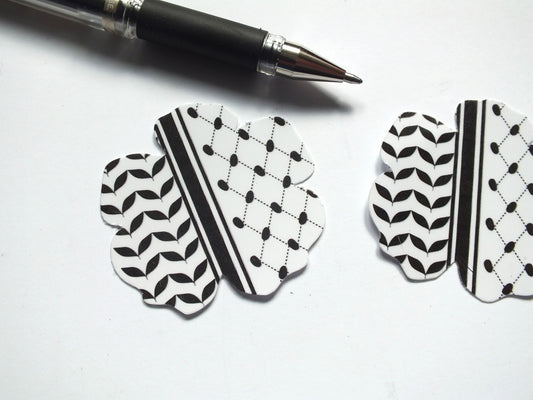 Minimalist Palestinian Keffiyeh Sticker – Glossy Vinyl Resistance Art for Laptop, Car Bumper – Symbol of Solidarity with Proceeds to Gaza