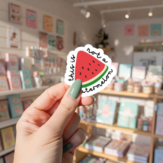 Pro Palestine Watermelon Decal - Durable Vinyl for Car, iPad, Water Bottle, Journal – Resistance Symbol - Pro Palestine Gift for Activist