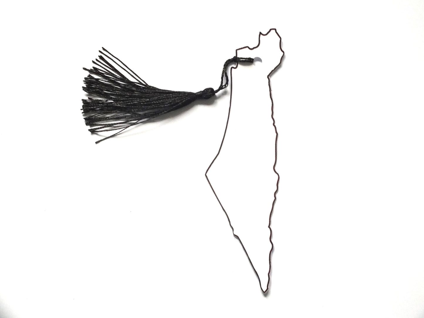 Bookmark in the shape of the map of Palestine - Flag & Keffiyeh Pattern – Cultural Reading Gift for Pro Palestine Supporters and Activists