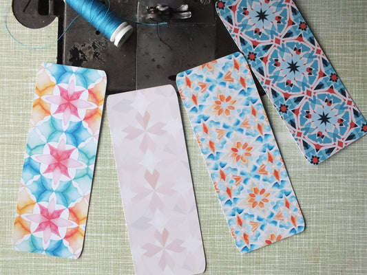 Free Palestine Zellige Bookmarks for Gaza - Resistance Art for Bookworms & Protestors with Proceeds to Charities in Gaza