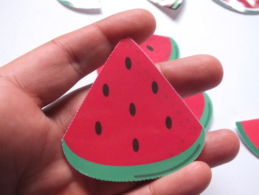 Watermelon Sticker for Gaza - Durable Glossy Vinyl Sticker for Car Windscreen, iPad, Water Bottle, Journal – Pro Palestine Resistance Symbol