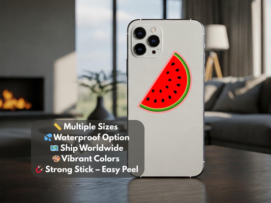 Watermelon Palestine Sticker - Glossy Palestine Flag Symbol for Car Bumper, Laptop, Hydro Flask – Political Art Decal - Profits to Gaza