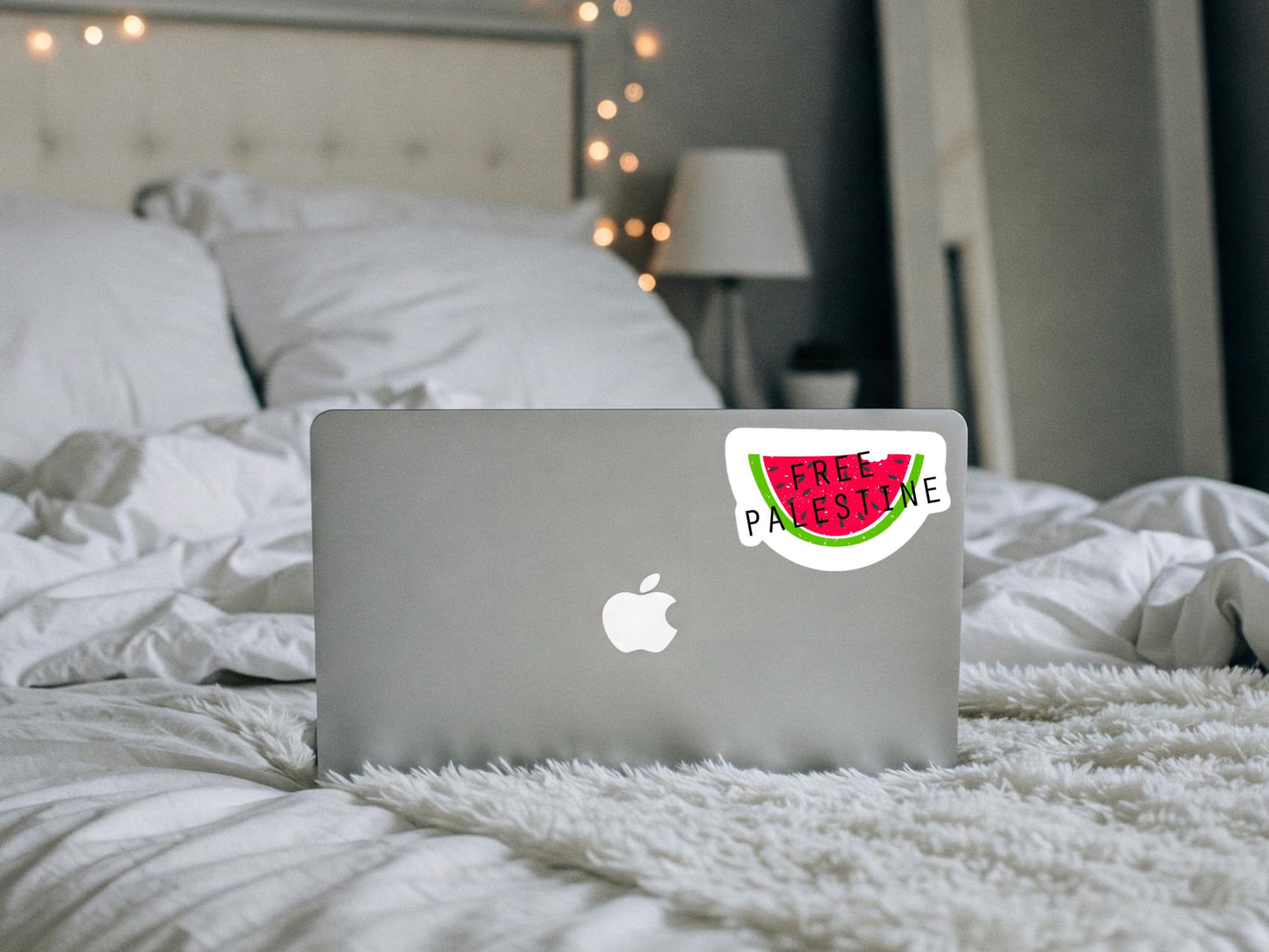 Free Palestine Watermelon Sticker - Palestine Solidarity Vinyl Decal for Laptop, Water Bottle, Car, iPad – Resistance Decal for Gaza